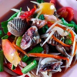 ตำหอยแครง