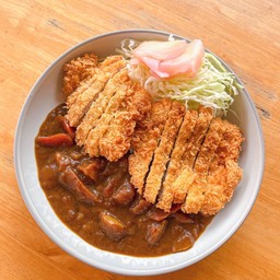 ข้าวแกงกะหรี่หมูทอด