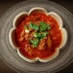 น้ำพริกอ่องและผัก