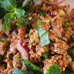 ลาบเนื้อปลาดุก