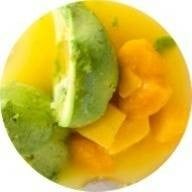 อะโวคาโด้+มะม่วง ปั่นนมสด Avocado mix with Mango Smoothie