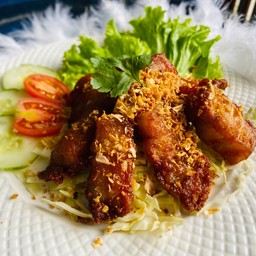 หมูสามชั้นทอด