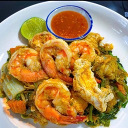 สุกี้กุ้ง ( ผัดแห้ง )