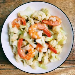 ผัดดอกกะหล่ำ (กับข้าว)