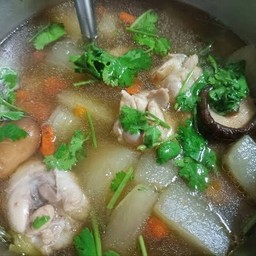 ต้มฟักน่องไก่