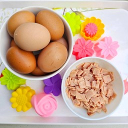 ไข่เจียว + แฮม (กับข้าว)