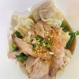 เกี๊ยวแห้ง,น้ำ หมูย่าง