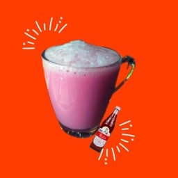 นมสดชมพูร้อน