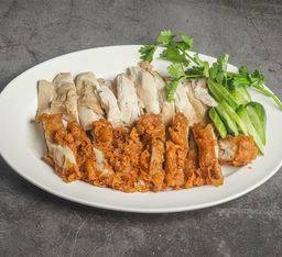 ไก่ต้ม+ไก่ทอดสับ