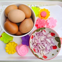 ไข่เจียว + หอมแดง (กับข้าว)