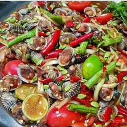 ตำหอยแครง