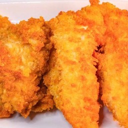 [อร่อยซ่ากับโค้ก] สันในไก่ทอด+ข้าว +  โค้ก ออริจินัล (กระป๋อง)