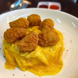 ข้าวไข่ข้นไก่กรอบ