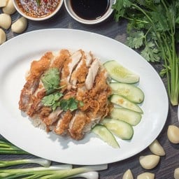 ข้าวมันไก่ทอด