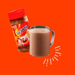 นมโอวัลตินร้อน