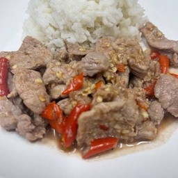 ข้าวราดผัดกะปิ