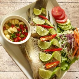 ปลานิลนึ่งมะนาว