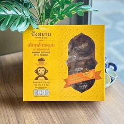 เค้กกล้วยหอมหน้าอัลมอนด์แบบกล่อง 9 ชิ้น