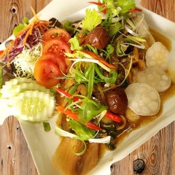 ปลาทับทิมนึ่งบ๊วย