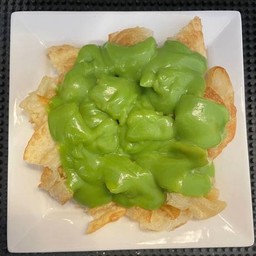 โรตียู่ยี่ ราดสังขยาใบเตย