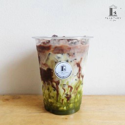 โกโก้ มัทฉะ ลาเต้ (Iced Cocoa Matcha Latte)