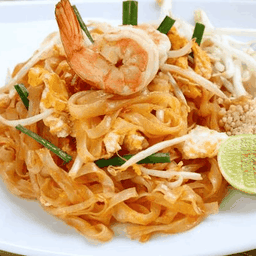 ผัดไทกุ้งสด