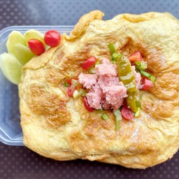 ข้าวไข่เจียวแหนม