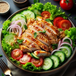 สลัดไก่หรือหมู ตะไคร้เวียดนาม