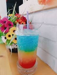 แดง + ส้ม + บูลฮาวาย