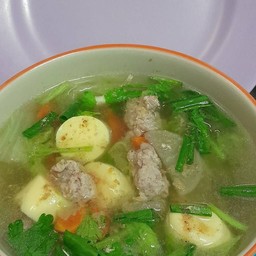 ต้มจืดเต้าหู้ไข่หมูสับ