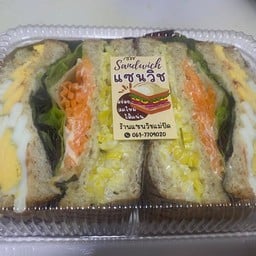 แซนวิชเกาหลี ไข่ต้ม+ข้าวโพด