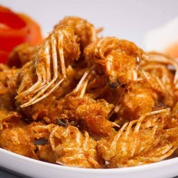 หัวกุ้งทอด