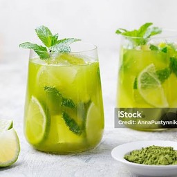 ชาเขียวมะนาวเย็น