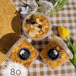 คอนเฟลกคาราเมลธัญพืช 80 กรัม 3 กระปุก