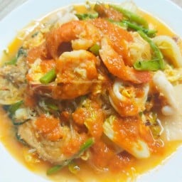 สุกี้เเห้ง(น้ำจิ้มรสเด็ด)