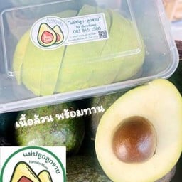 อโวคาโด้เนื้อล้วน ปอกพร้อมทานพร้อมน้ำผึ้ง