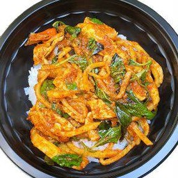 (กับข้าว) ผัดพริกแกงใต้ หน่อไม้