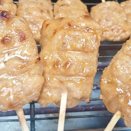 หมูปิ้งนมสด ปิ้งใหม่ร้อนๆ