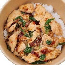 (กับข้าว) กะเพราไก่ชิ้น