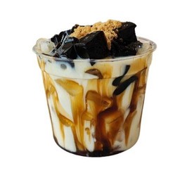 เฉาก๊วยนมสดบราวน์ชูการ์