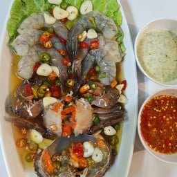 ปูเนื้อ+กุ้งขาวดองน้ำปลา