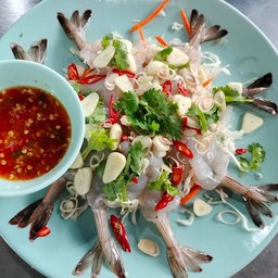 กุ้งแช่น้ำปลา