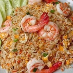 ข้าวผัดกุ้งล้วน