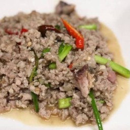 หมูสับผัดปลาเค็ม