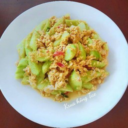 ผัดแตงกวากุ้งใส่ไข่