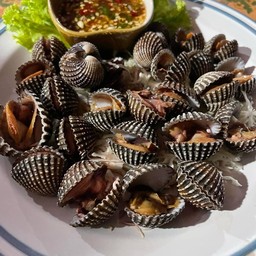 หอยแครงลวก/เผา