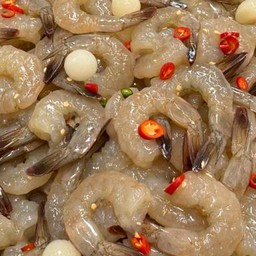 เซ็ตกุ้งดองน้ำปลากวน พร้อมข้าวญี่ปุ่น สาหร่าย
