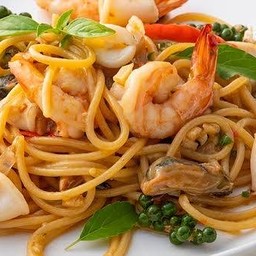 สปาเก็ตตี้ผัดขี้เมาทะเล