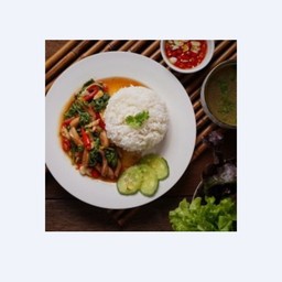 ข้าวกระเพราหมู บางกอก