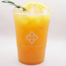 น้ำส้มคั้นสด